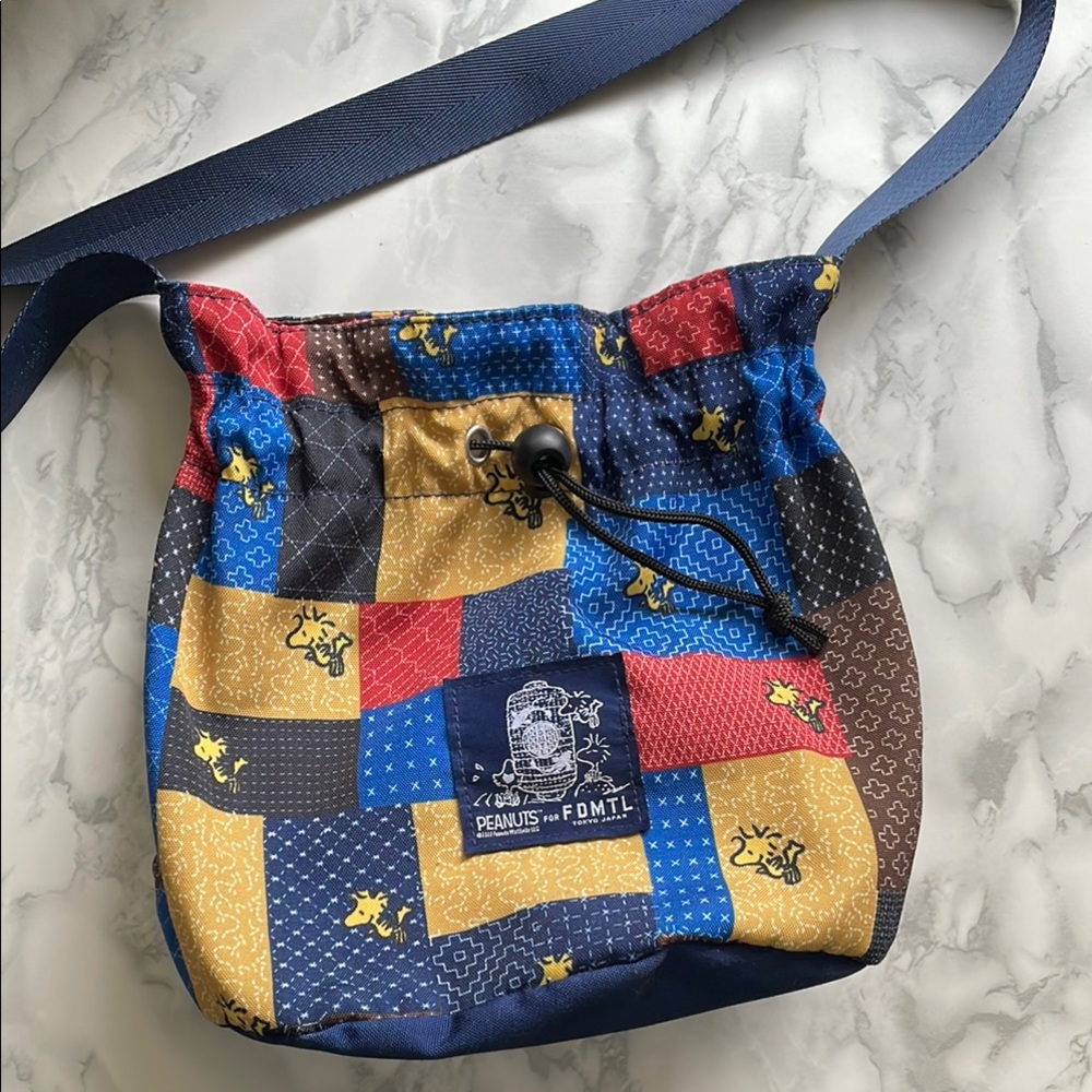 Peanuts X Fdmtl Snoopy / WOODSTOCK Drawstring Shoulder Bag Lantern Woodstock
